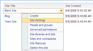SPDataSourceMode.Webs Example