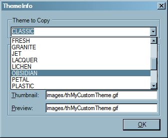 STSDEV Theme Generator - Pick Theme Template